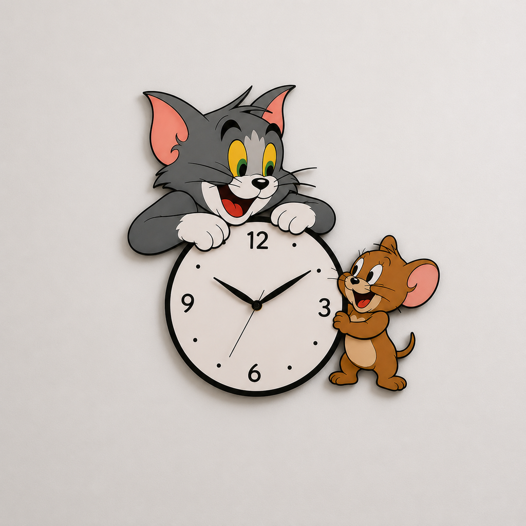 Premium  Wall Clock Tom and Jerry