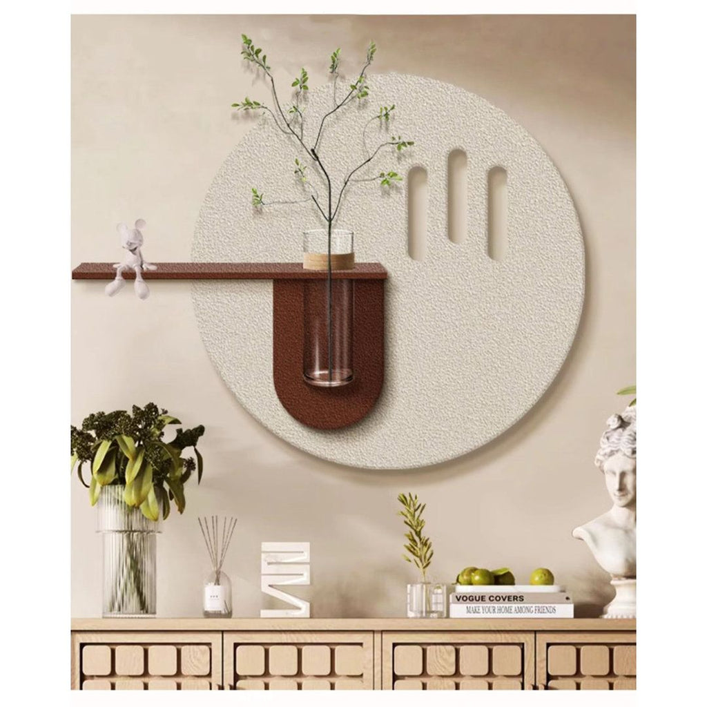 Modern Organic Circle Wall Shelf