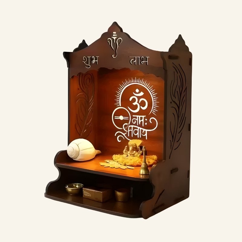 Premium Wooden Pooja Mandir