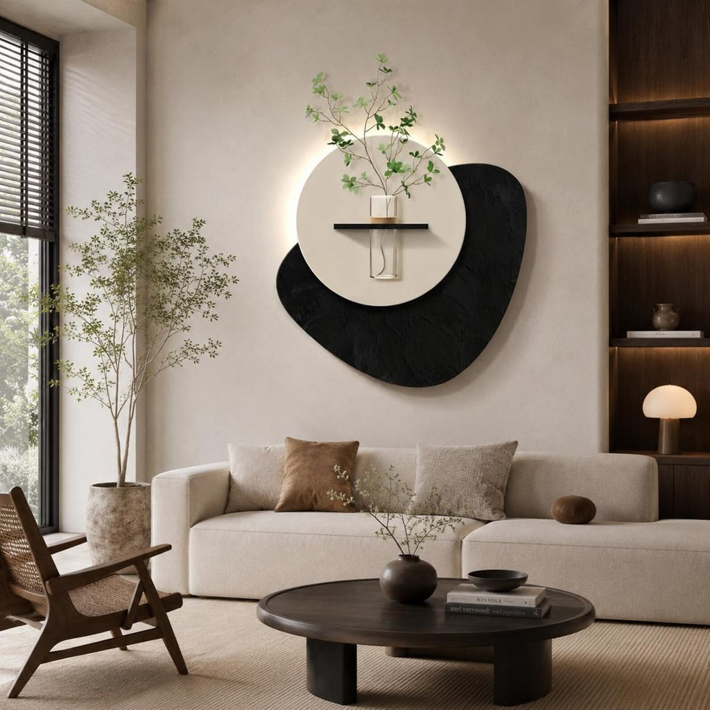 Modern Aura Botanical Wall Art with Backlight