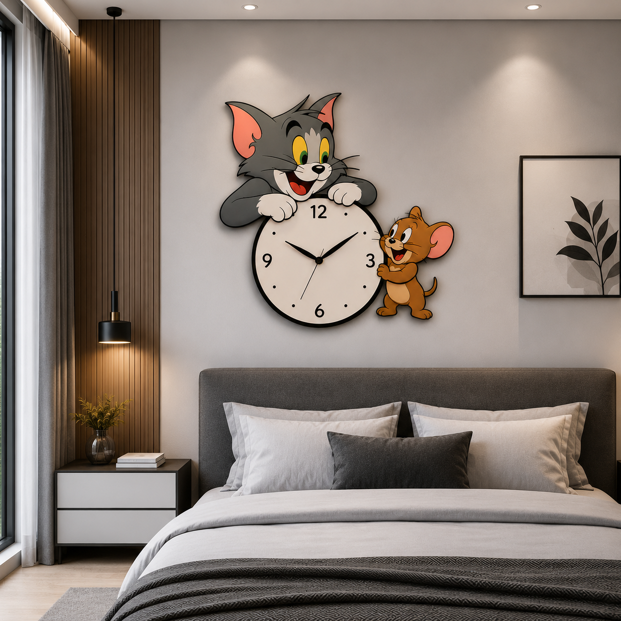 Premium  Wall Clock Tom and Jerry