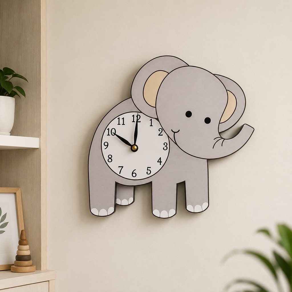 Premium  Wall Clock Elephent