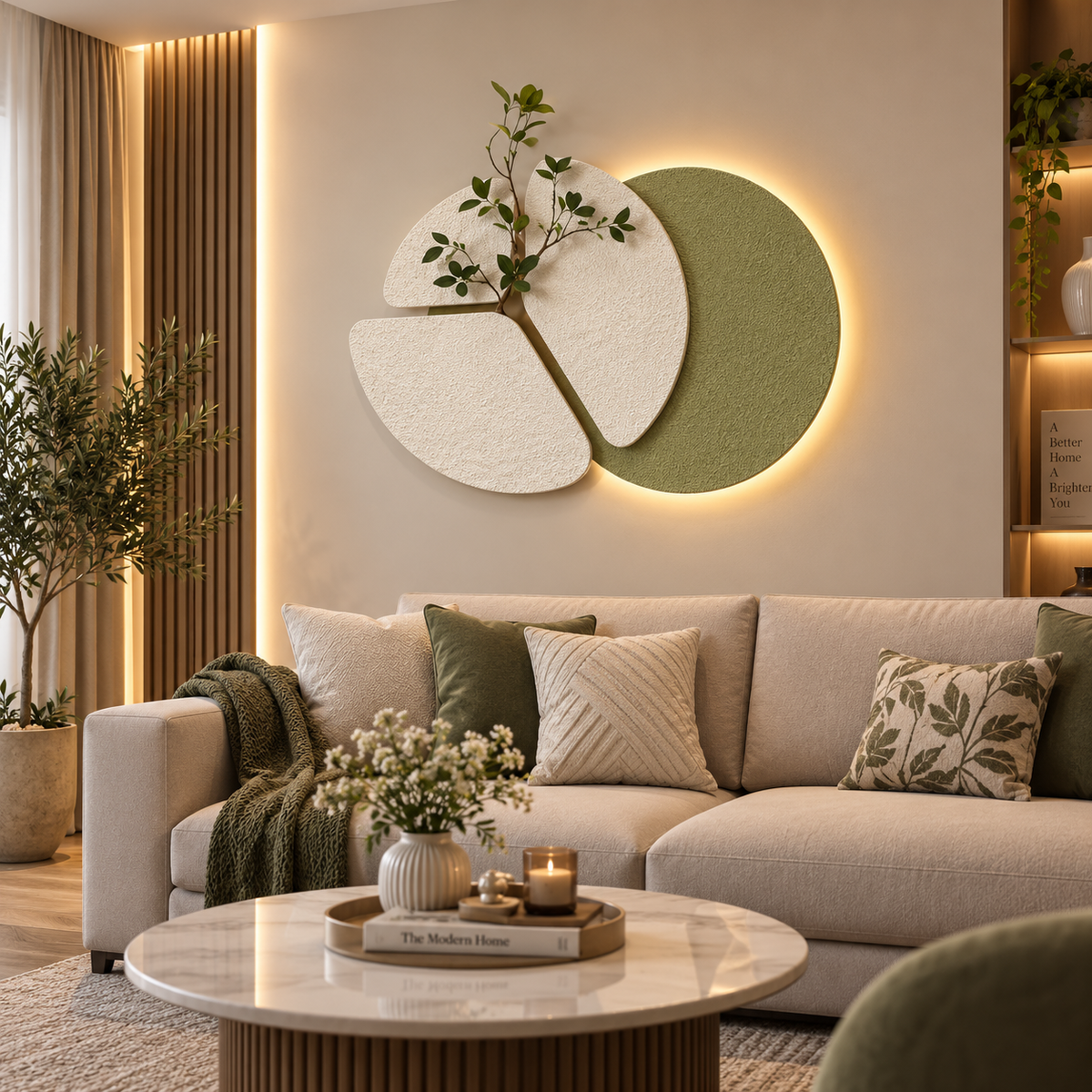 Nature Glow Abstract Wall Art