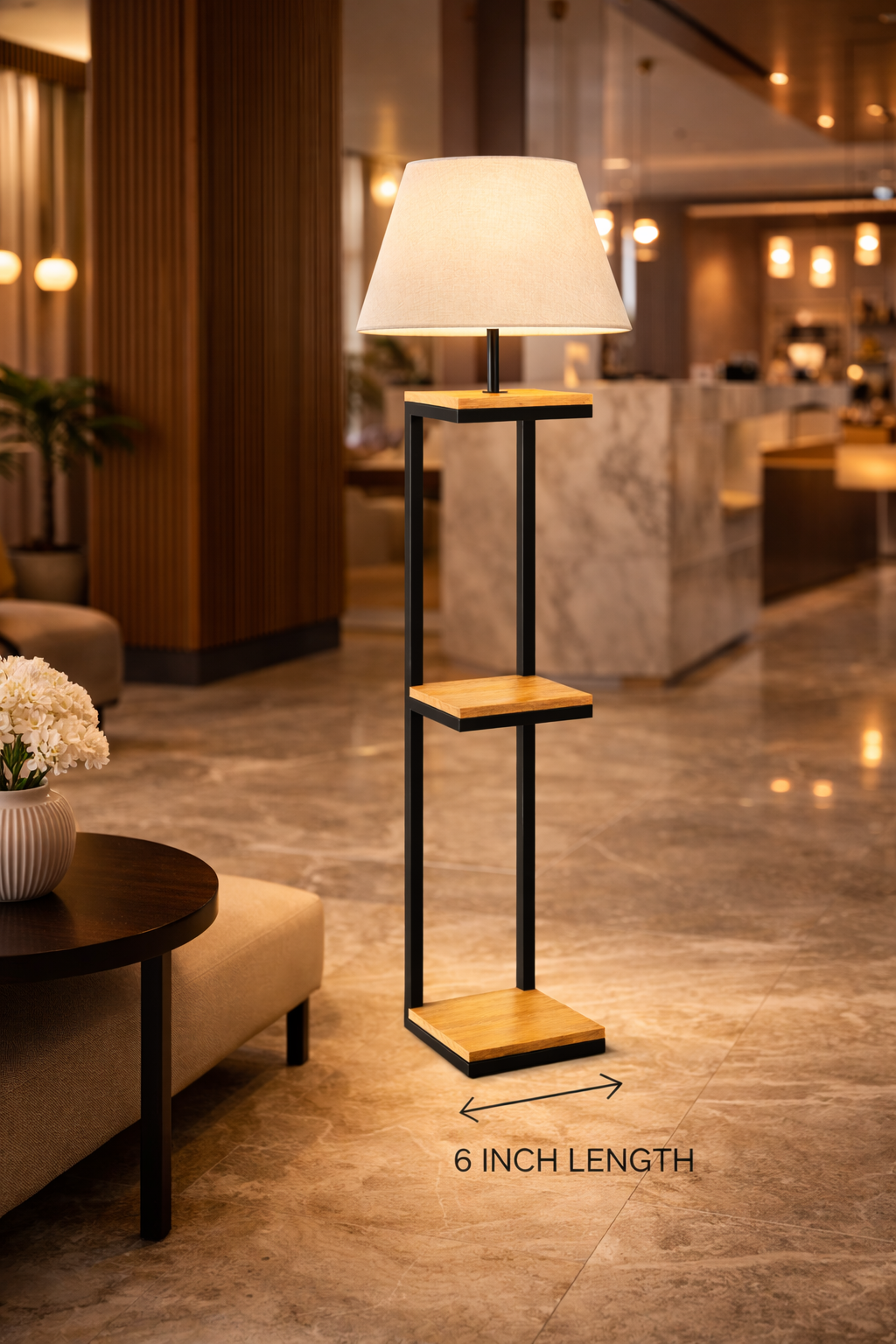 Luxury Lamp shelf