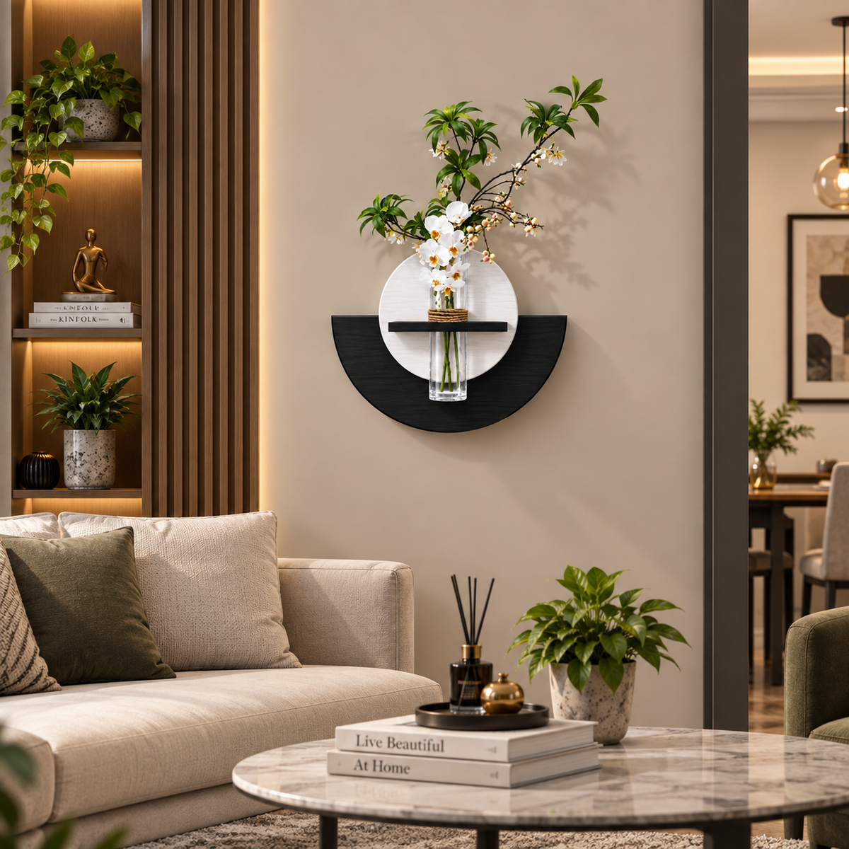 Luxe Botanical Glow Wall Art