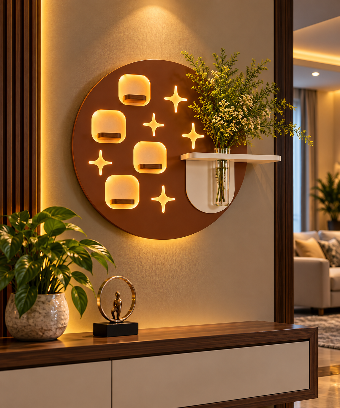 GlowSphere Wall Decor