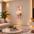 Modern LED Wall Shelf with Decorative Display
