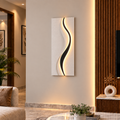 Modern LED Wall Shelf with Decorative Display