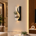 Modern LED Wall Shelf with Decorative Display