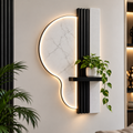 Modern LED Wall Shelf with Decorative Display