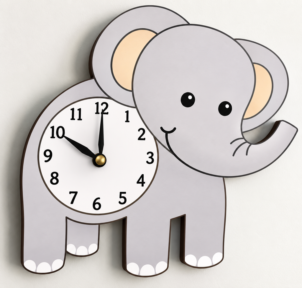 Premium  Wall Clock Elephent