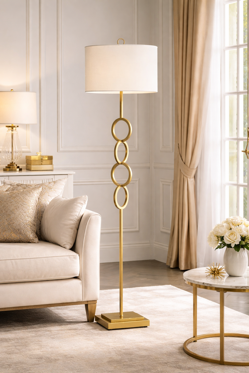 Luxury Metal Lamp Gold (L-Ring)